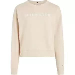 Tommy Hilfiger Reg Monotype Emb Sweatshirt - Beige