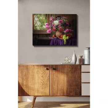 Kanvas Tablo (50 x 70) - 4 Multicolor Decorative Canvas Painting