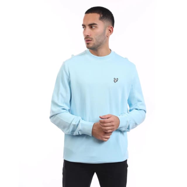 Lyle and Scott Natural Dye Crewneck Sweatshirt Blue male XS