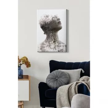 Kanvas Tablo (50 x 70) - 55 Multicolor Decorative Canvas Painting