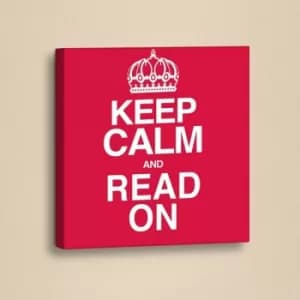 SLO048 Fuchsia White Decorative Canvas Painting