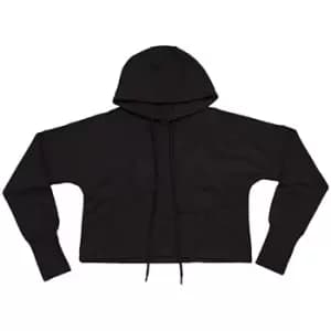 Mantis Womens/Ladies Cropped Crop Top (XS) (Black)