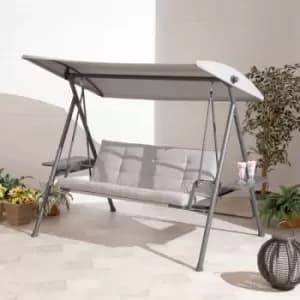 All Round Fun - Vigo 3 Seater Grey Swing Seat