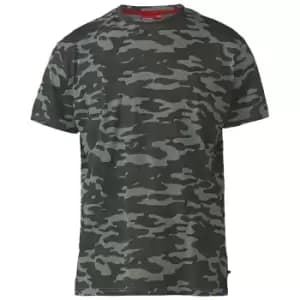Duke Mens Gaston D555 Camouflage Print T-Shirt (M) (Jungle)