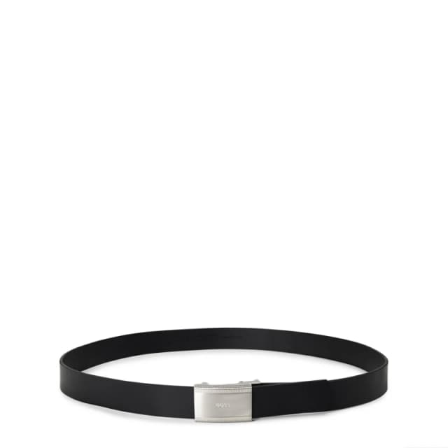 Boss Mens Jan Leather Belt Black male 38R (100cm)