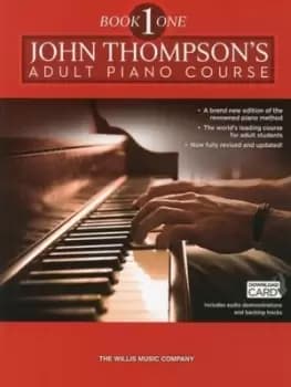 Thompson John Adult Piano Course Book 1 Pf Book & Download Card - Paperback - Used