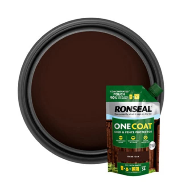 Ronseal KCB.8174503.50100.73 One Coat Shed & Fence Refill Pouch Da... KCB.8174503.50100.73
