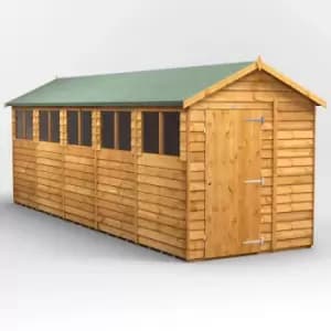 20x6 Power Overlap Apex Garden Shed