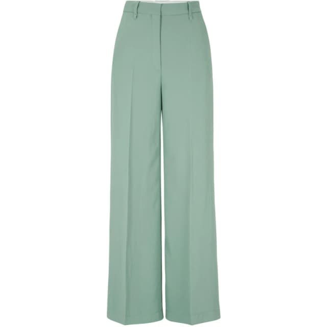 Boss Womens Tikela Straight Trousers Open Green female 10 (38A)