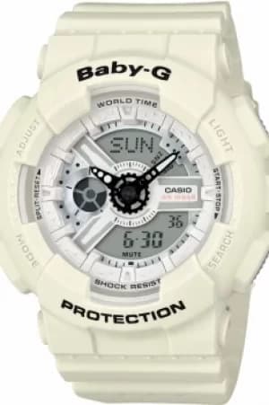 Ladies Casio Baby-G Punching Pattern Alarm Chronograph Watch BA-110PP-7AER