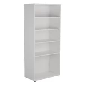 1800 Wooden Bookcase (450MM Deep) White
