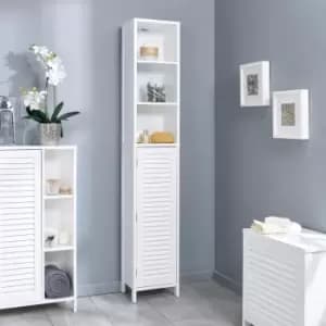 White Tuscany Tall Cabinet White