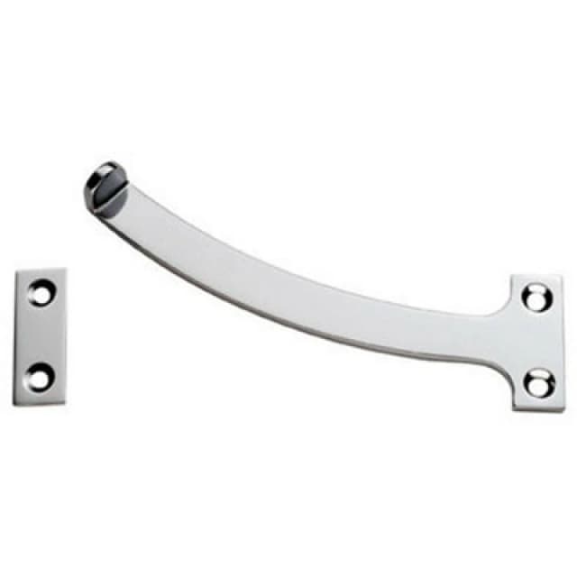 Loops PAIR Quadrant Arm Casement Window Stay 150mm Polished Chrome Window Fitting Multi