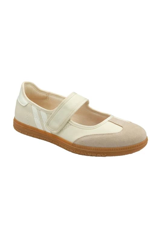 Ravel Womens 'Ferren' Flat Mary-Jane Shoes in Off-White Size: 7 Off-White Female 7