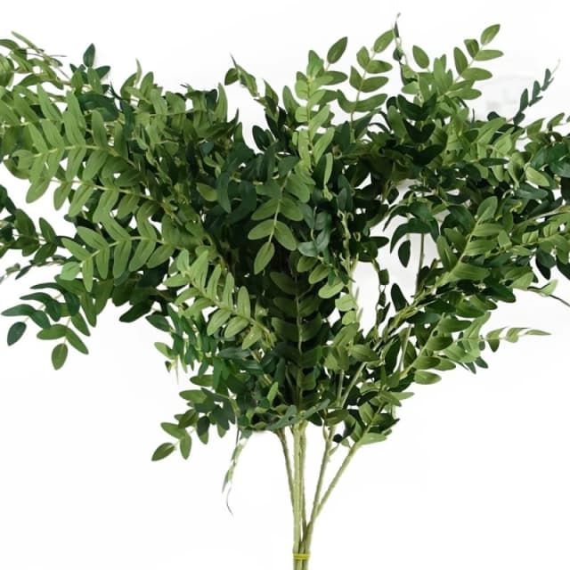 Leaf Pack of 6 x 100cm Artificial Fern Foliage Stem