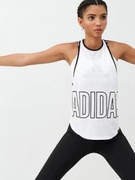 Adidas Alpha Tank - White
