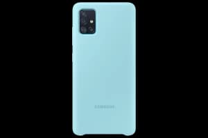 Samsung A51 Soft Touch Cover Blue Turquoise (EF-PA515TLEGEU)