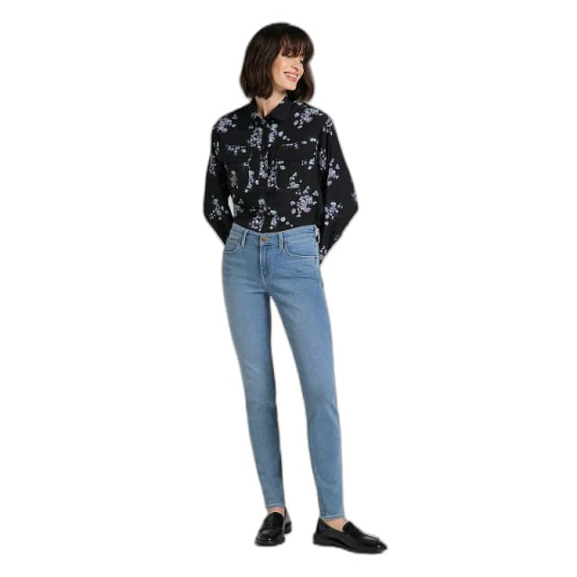 Lee Womens jeans Lee Scarlett in Grey Liv Bleu Female 25x31