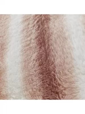 By Caprice Mae Faux Fur Throw - Blush