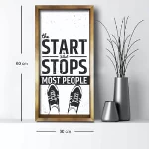 3060AHS-013 Multicolor Decorative Framed MDF Painting