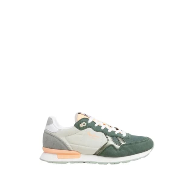 Pepe Jeans Womens Sneakers Pepe Jeans Brit Camp Vert Female 36