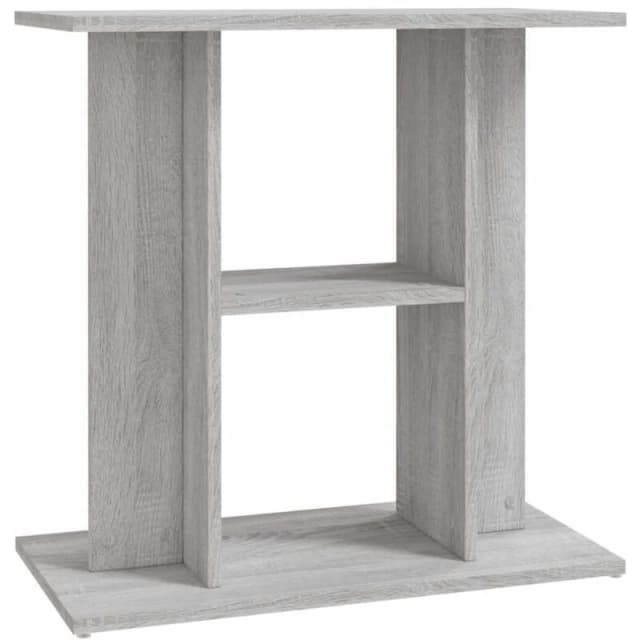 VIDAXL Vidaxl - Aquarium Stand Grey Sonoma 60x30x60cm Engineered Wood 8720845417758