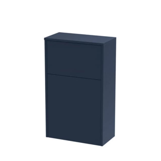 Hudson Reed Nuie Juno Floor Standing Wc Unit, Durable Compact Wc Unit, Modern Bathroom Furniture In Midnight Blue, 500mm