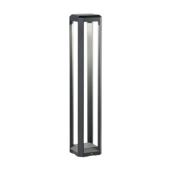 Logone Modern Outdoor Bollard Anthracite 3000K IP65