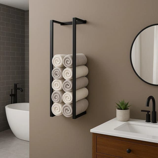 House of Home Towel holder Size:20*15*70CM Black unisex 70x20x15