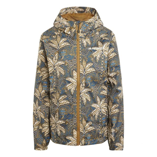 adidas Womens Waterproof Jacket Brown female 8 (XS)