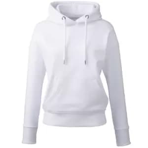 Anthem Womens/Ladies Organic Hoodie (M) (White)
