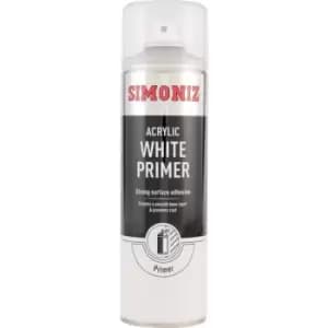 Simoniz SIMP12D White Aerosol Primer - 500ML
