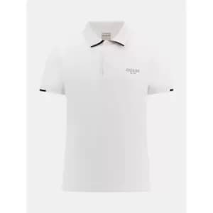 Guess Nolan Short Sleeve Polo Shirt - White