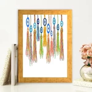 AC471145289 Multicolor Decorative Framed MDF Painting