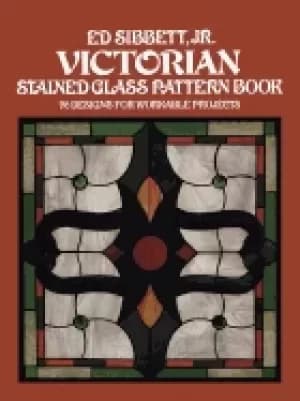 victorian stained glass pattern book