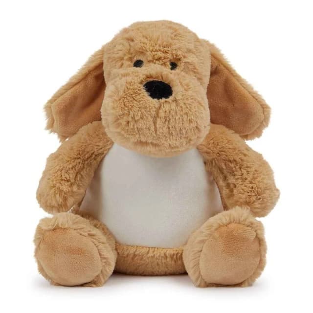 Mumbles Printme Dog Plush Toy in Brown Size: Medium Brown Unisex M