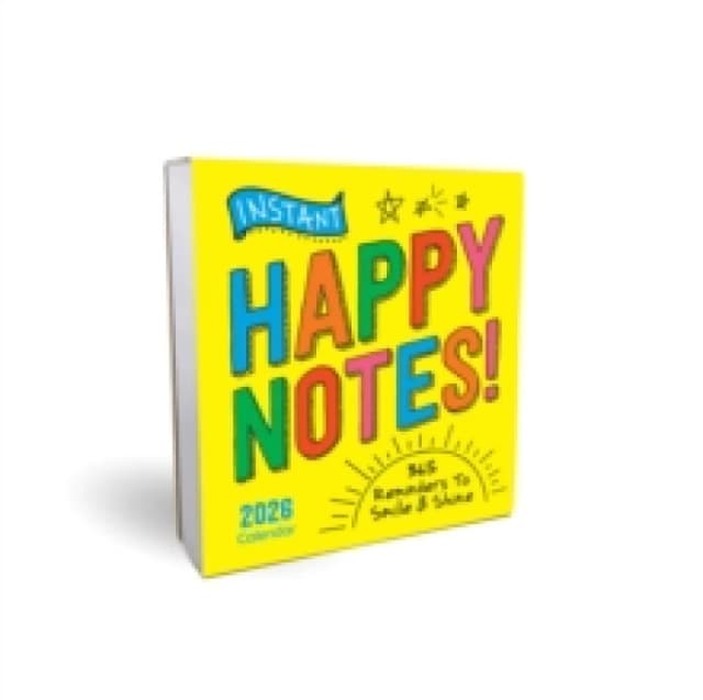 2026 Instant Happy Notes Boxed Calendar : 365 Reminders to Smile and Shine! Calendar