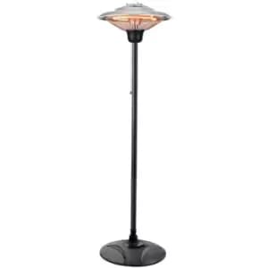 Zinc Radiant Coral 1500W Floor Standing Patio Heater