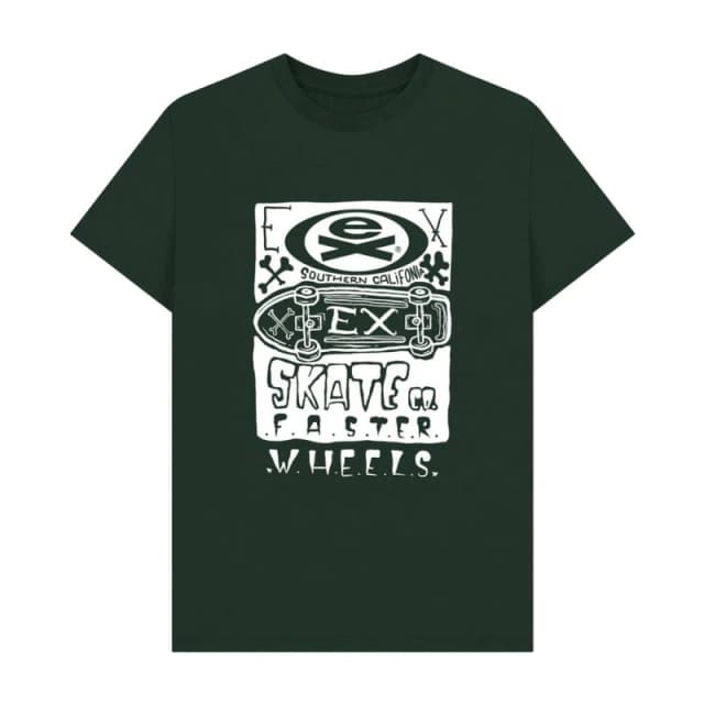 Extreme Mens Southern California T-Shirt in Bottle Green Size: XS Bottle Green Male XS