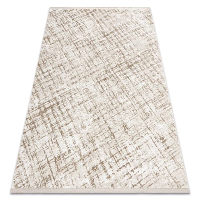 RugsX Modern Carpet Duke 51550 Beige / Cream - Trellis, Structured, Very Sof 80X150 Cm