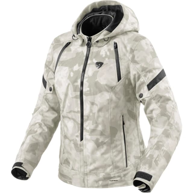 Rev It Flare 3 H2O Ladies Motorcycle Jacket 34 Camo Grey White (UK 6)