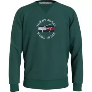 Tommy Jeans Timeless Crew Sweatshirt - Green