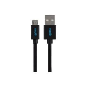 Maplin Premium USB A 2.0 Male to Micro USB B Male Cable 0.50m Black