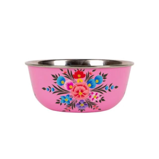Billycan Picnic Bowl - 16.5Cm - Raspberry Pansy