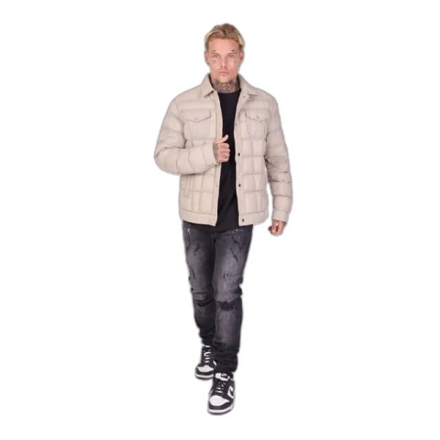 Project X Paris Puffer Jacket Project X Paris Style Biker Beige Male S