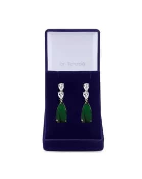 Jon Richard Pear Drop Earrings
