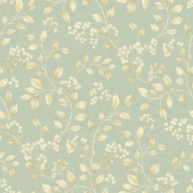 Grandeco Jasmine Leaf Trail Textured Wallpaper, Light Green