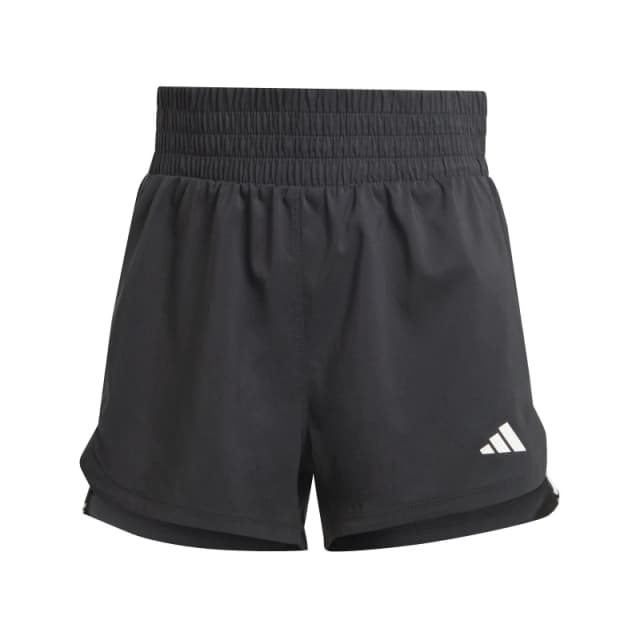 adidas Pacer Training 3-Stripes Woven High-Rise Shorts Womens - Black S