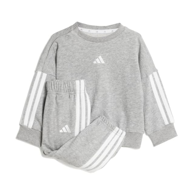 adidas Infants BOS Jog French Terry Set Grey/White unisex 9-12 Months