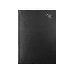 Letts A5 Business Diary Day Per Page Black 2022 22-T11XBK